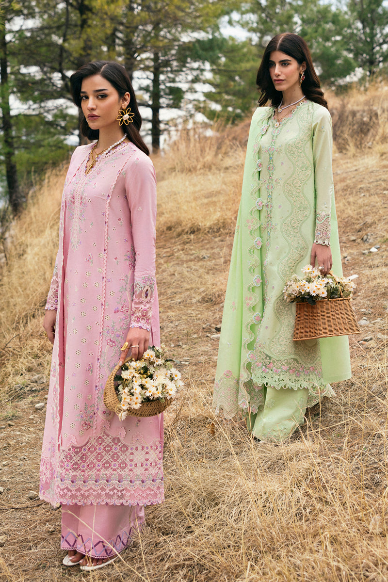 Qalamkar Qlinekari Embroidered Lawn Unstitched 3Pc Suit DC-02 Freja