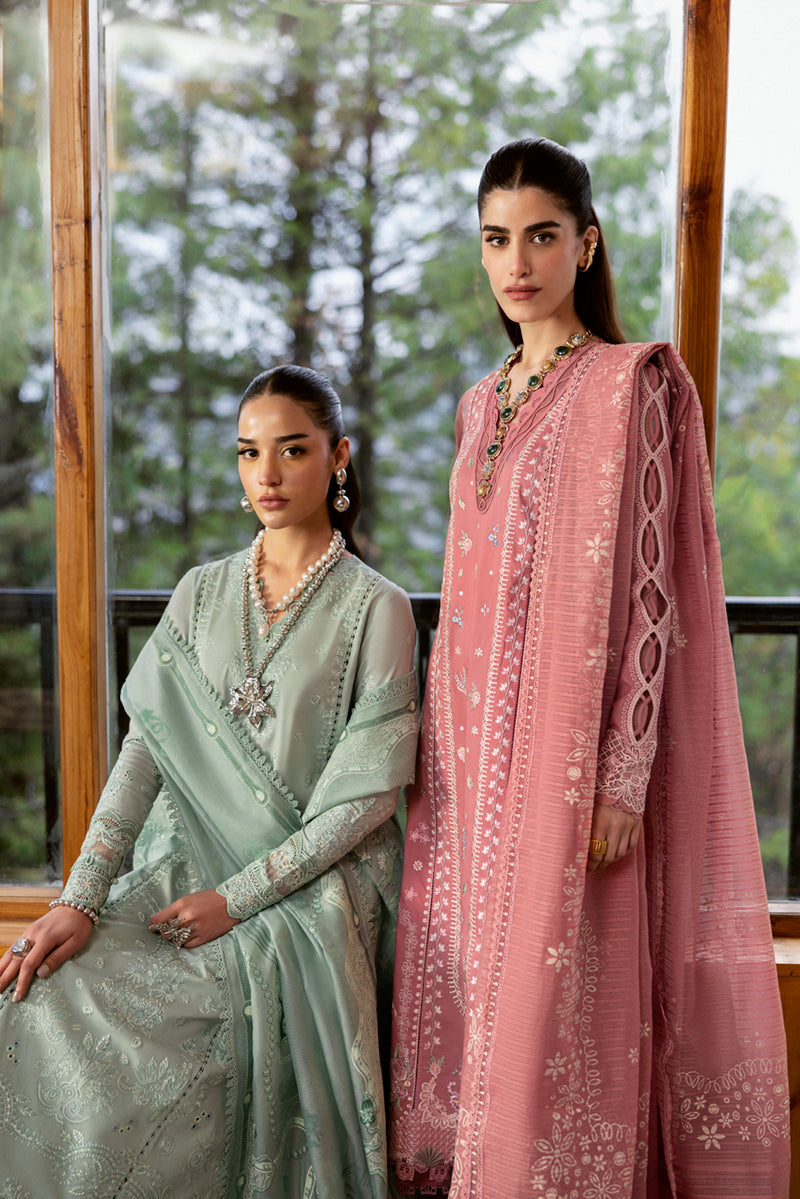 Qalamkar Qlinekari Embroidered Lawn Unstitched 3Pc Suit DC-03 Moya