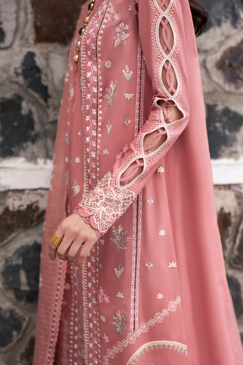 Qalamkar Qlinekari Embroidered Lawn Unstitched 3Pc Suit DC-03 Moya