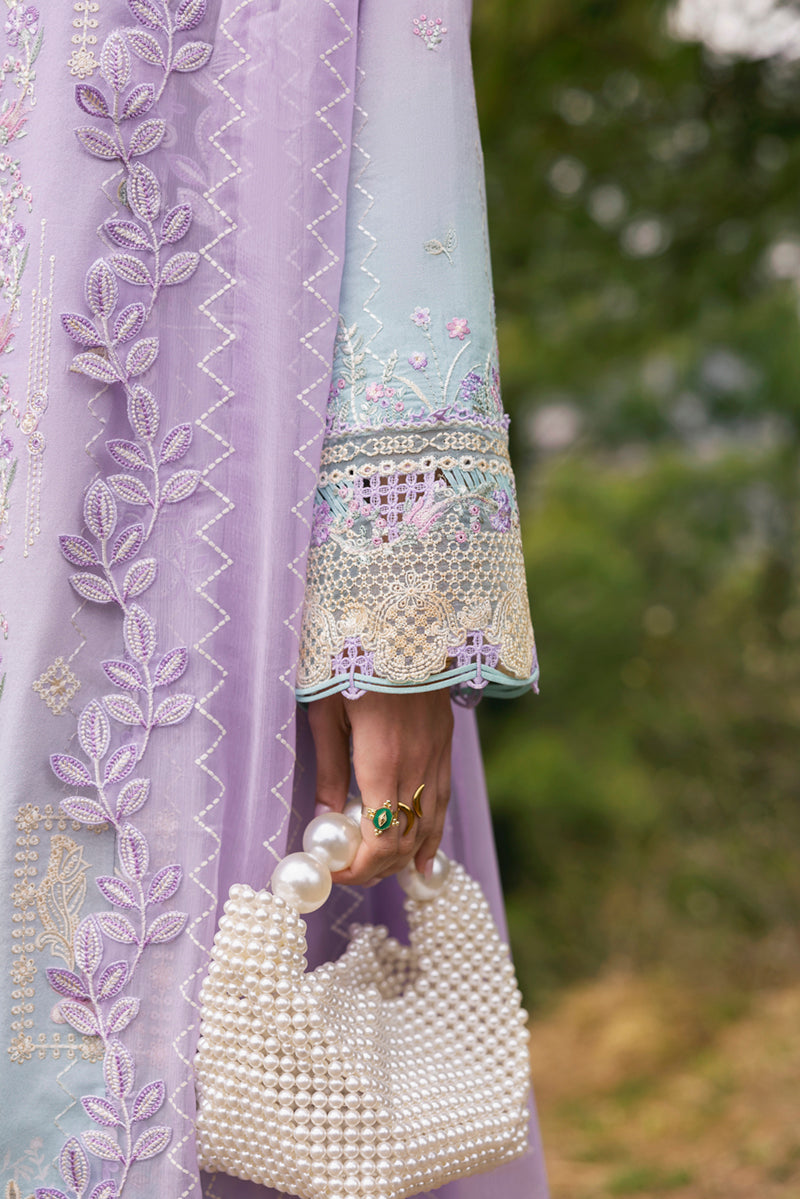 Qalamkar Qlinekari Embroidered Lawn Unstitched 3Pc Suit DC-05 Clio