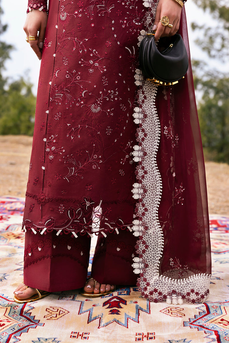 Qalamkar Qlinekari Embroidered Lawn Unstitched 3Pc Suit DC-06 Aila