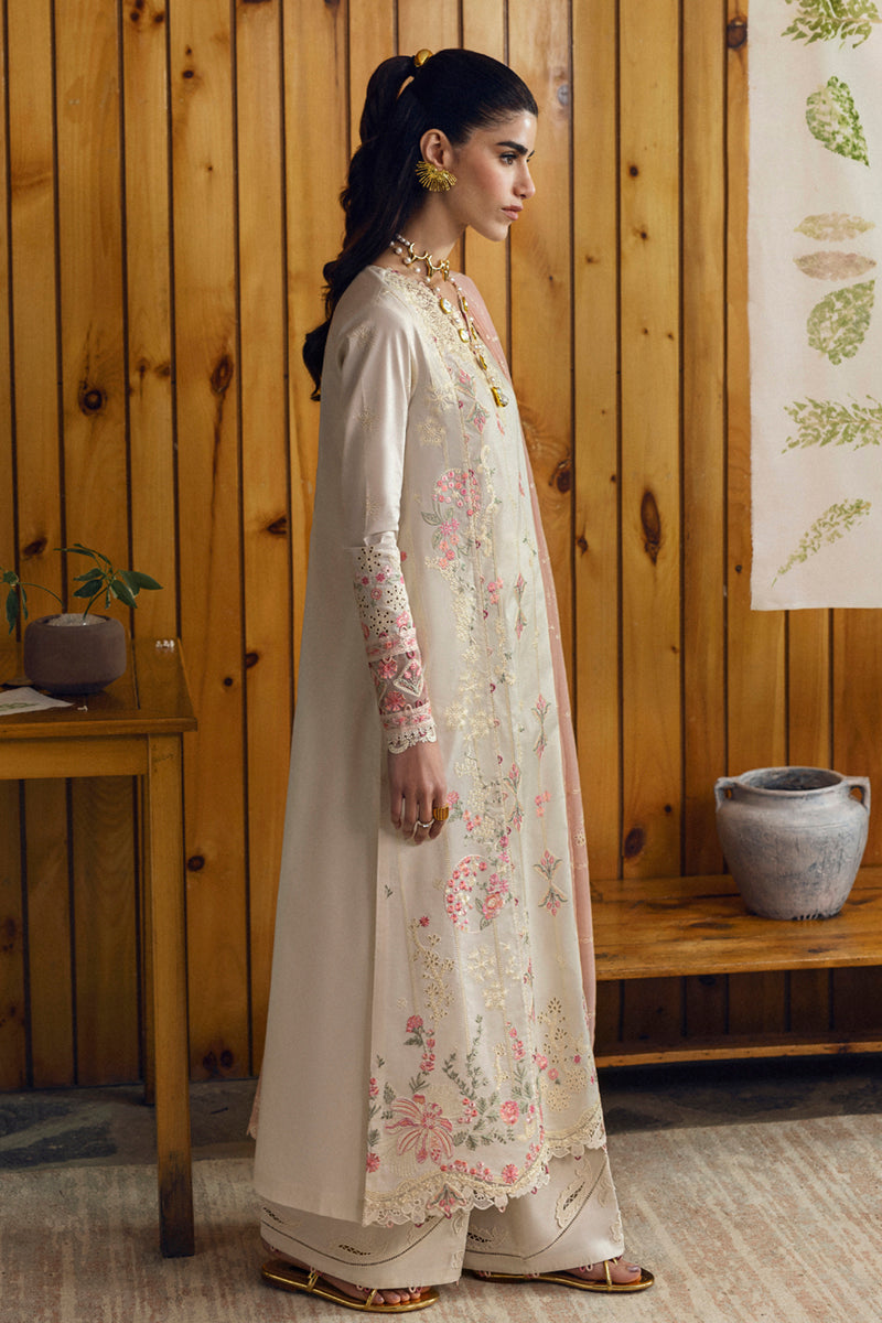 Qalamkar Qlinekari Embroidered Lawn Unstitched 3Pc Suit DC-07 Tyrah