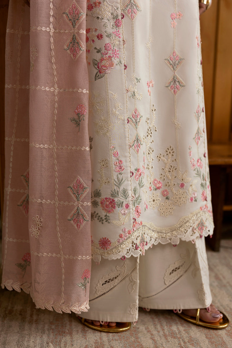 Qalamkar Qlinekari Embroidered Lawn Unstitched 3Pc Suit DC-07 Tyrah