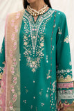 Qalamkar Qlinekari Embroidered Lawn Unstitched 3Pc Suit DC-08 Elida