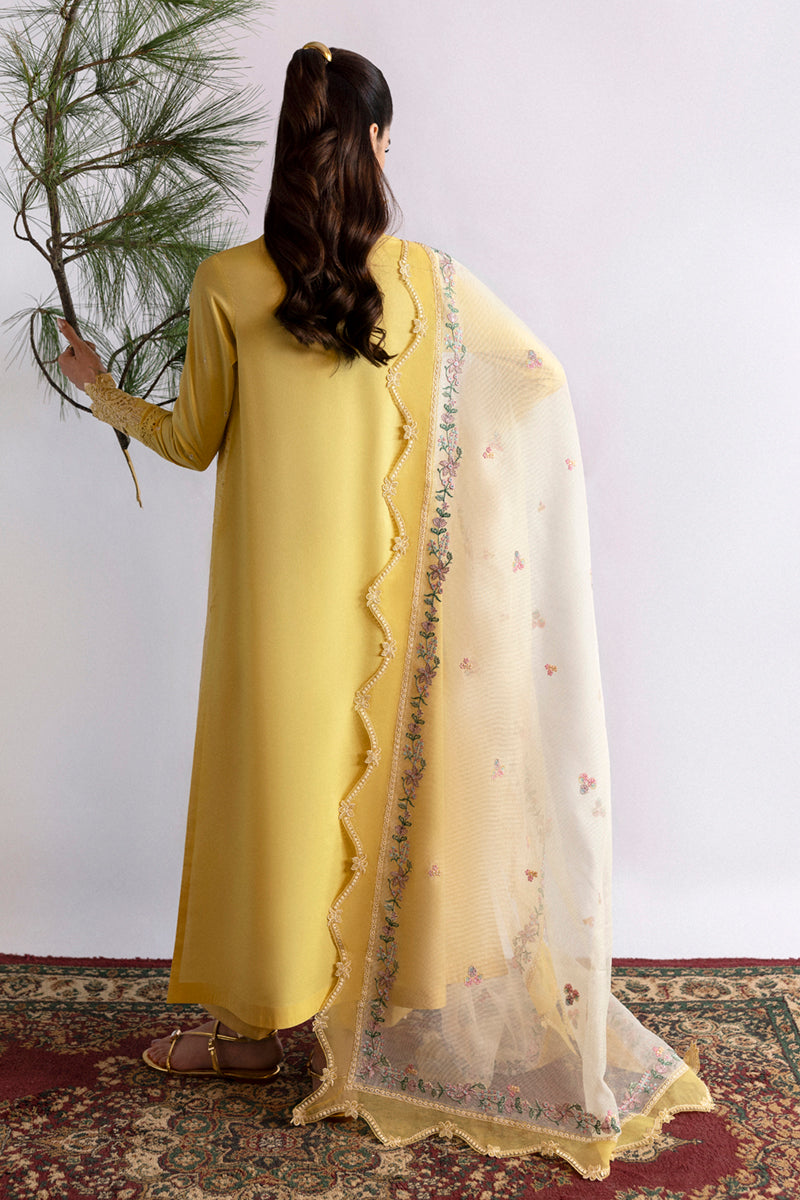 Qalamkar Qlinekari Embroidered Lawn Unstitched 3Pc Suit DC-09 Enya