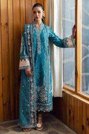 Qalamkar Qlinekari Embroidered Lawn Unstitched 3Pc Suit DC-10 Fina
