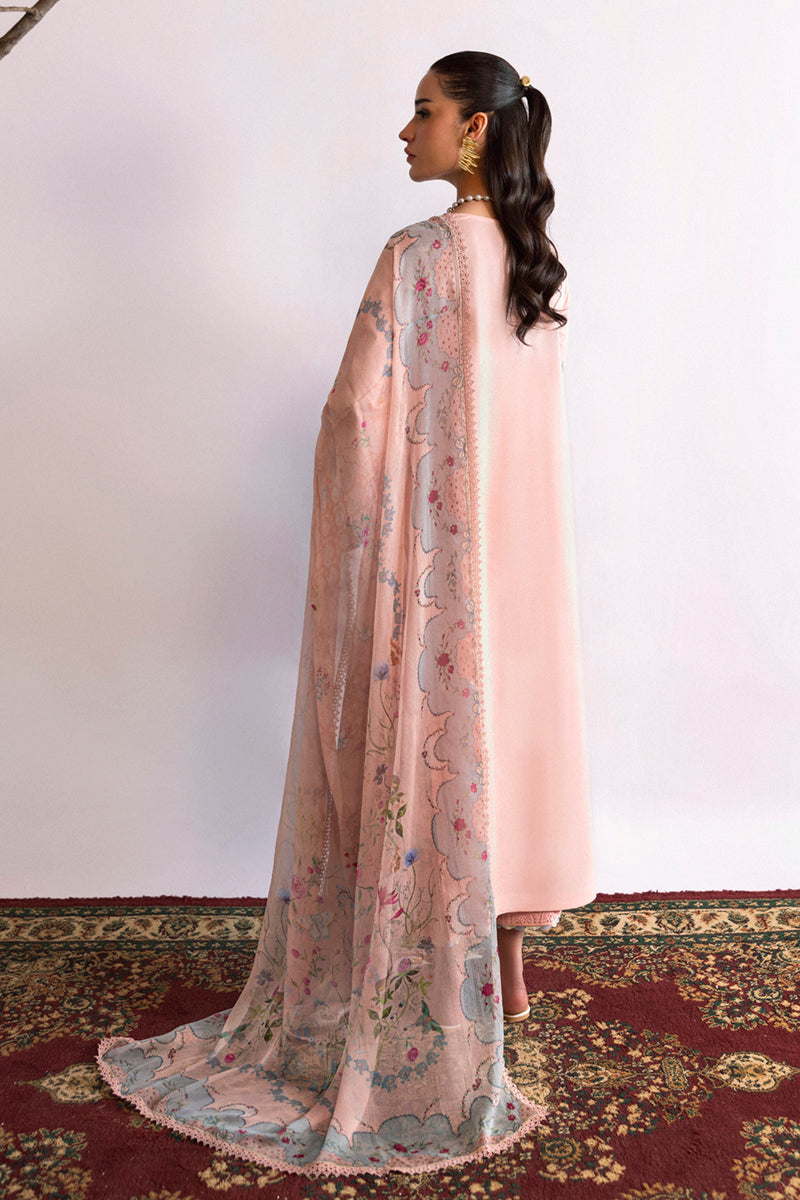 Qalamkar Qlinekari Embroidered Lawn Unstitched 3Pc Suit DC-11 Hedi