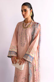 Qalamkar Qlinekari Embroidered Lawn Unstitched 3Pc Suit DC-11 Hedi