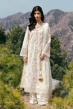 Qalamkar Qlinekari Embroidered Lawn Unstitched 3Pc Suit DC-13 Miri