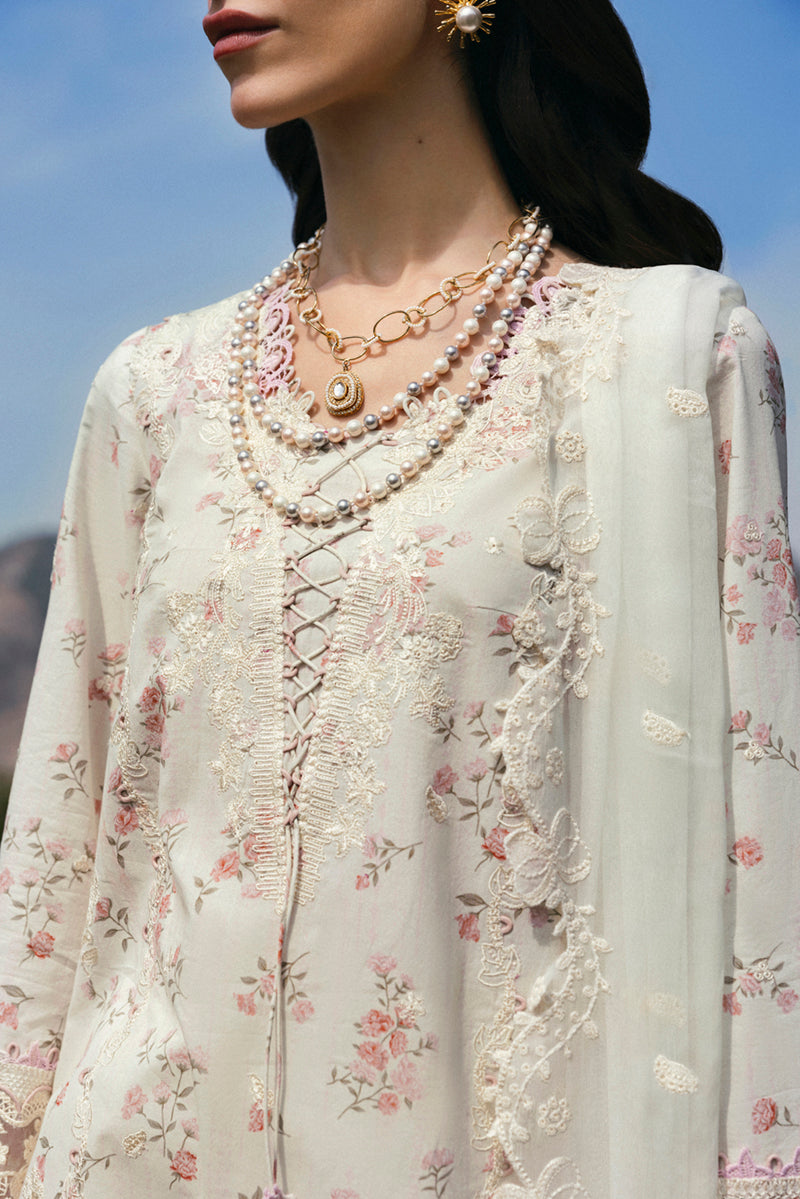 Qalamkar Qlinekari Embroidered Lawn Unstitched 3Pc Suit DC-13 Miri