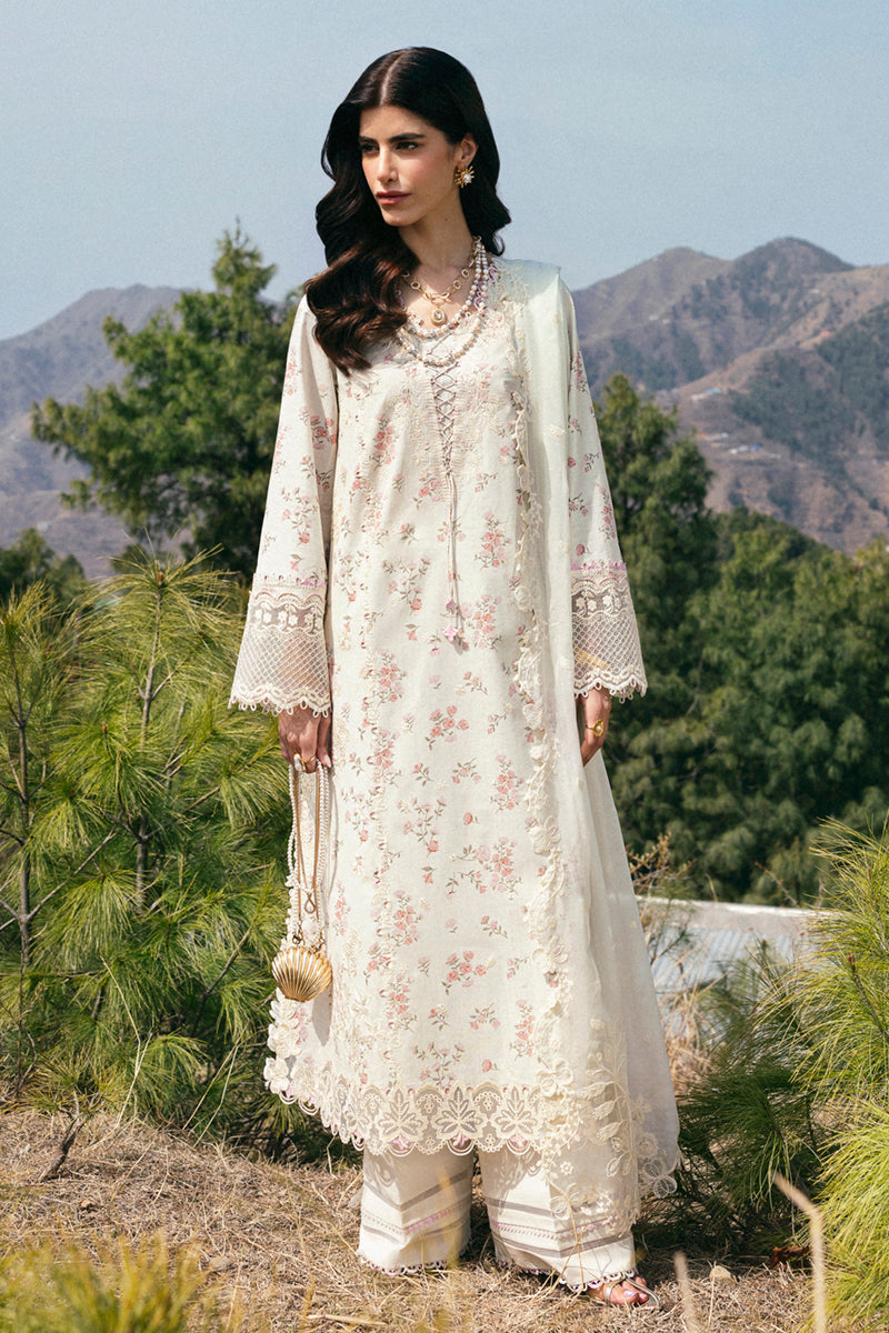 Qalamkar Qlinekari Embroidered Lawn Unstitched 3Pc Suit DC-13 Miri