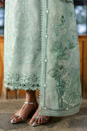 Qalamkar Qlinekari Embroidered Lawn Unstitched 3Pc Suit DC-15 Elira