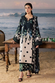 Nureh Daily Delight Embroidered Viscose Slub Unstitched 3Pc Suit DD-39
