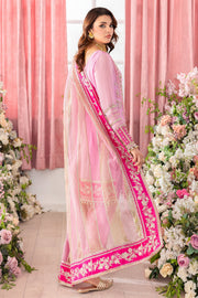 Charizma Diamond Dust Embroidered Luxury Chiffon Unstitched 3Pc Suit DD5-01