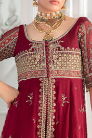 Charizma Diamond Dust Embroidered Luxury Chiffon Unstitched 3Pc Suit DD5-03
