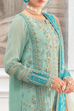 Charizma Diamond Dust Embroidered Luxury Chiffon Unstitched 3Pc Suit DD5-04