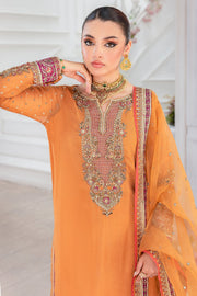 Charizma Diamond Dust Embroidered Luxury Chiffon Unstitched 3Pc Suit DD5-06