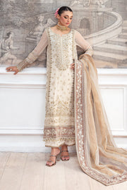 Charizma Diamond Dust Embroidered Luxury Chiffon Unstitched 3Pc Suit DD5-07