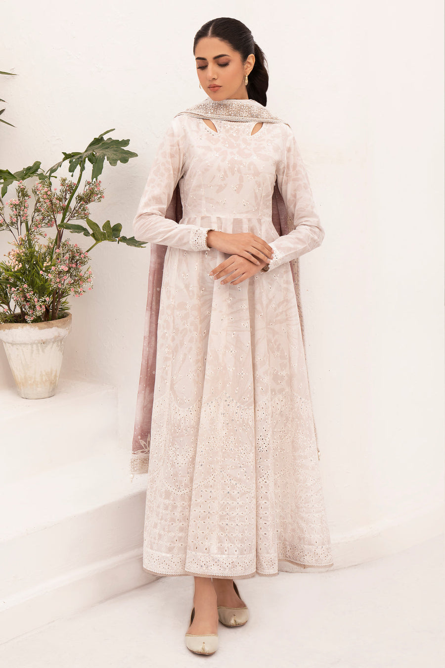 Delia by Jazmin Summer Embroidered Lawn Unstitched 3Pc Suit D-01