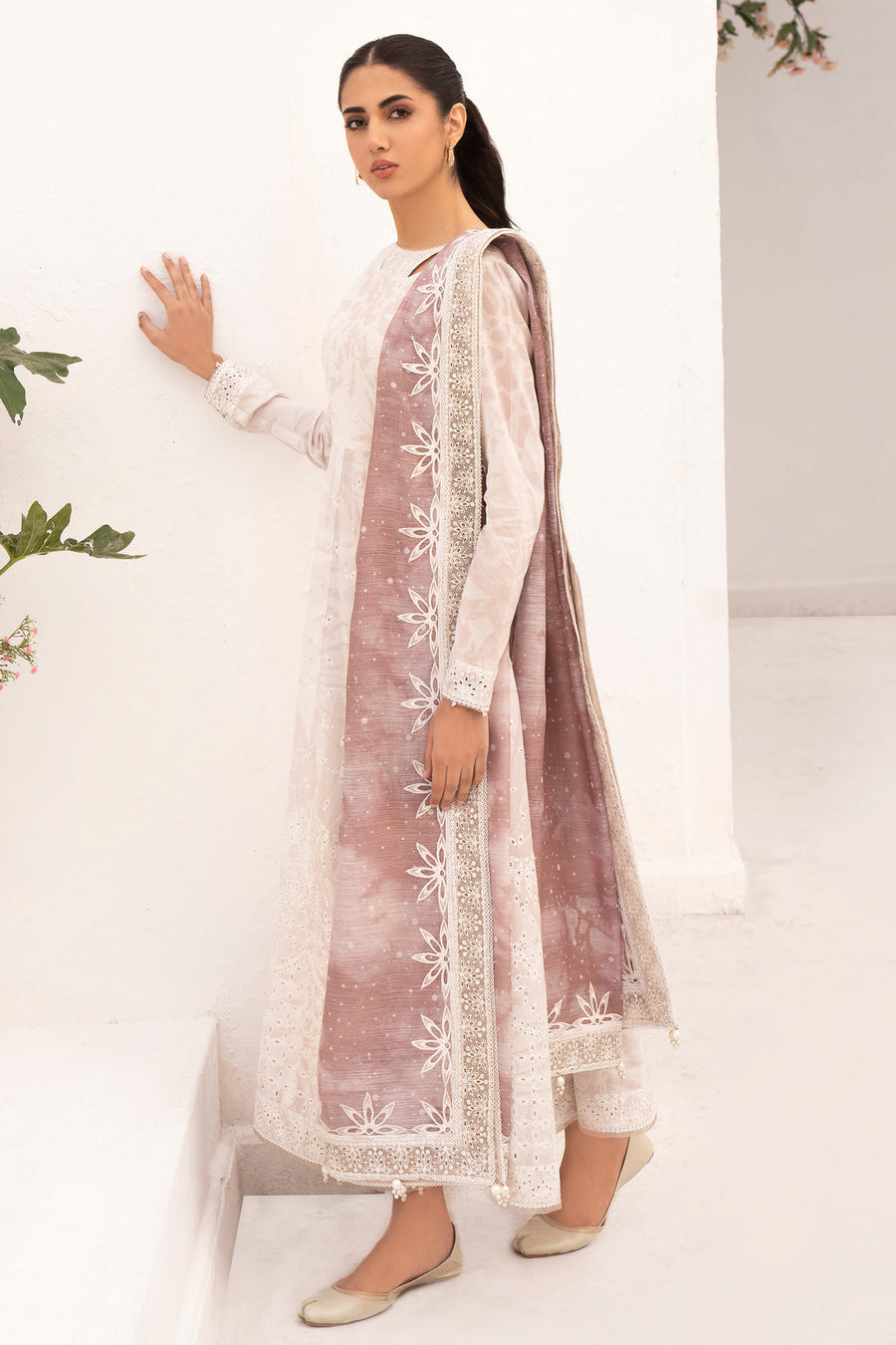 Delia by Jazmin Summer Embroidered Lawn Unstitched 3Pc Suit D-01