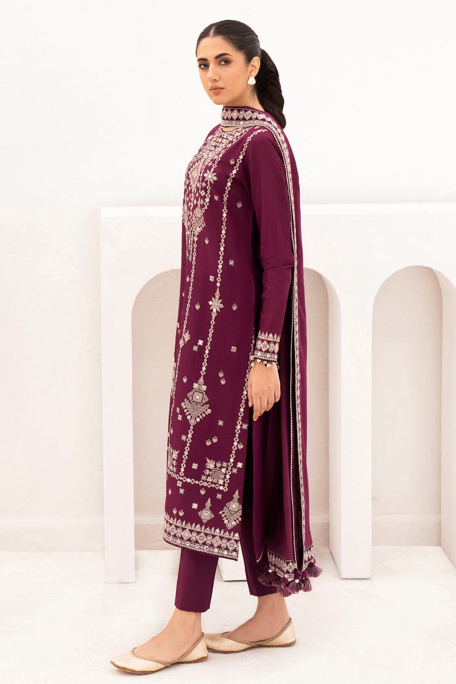 Delia by Jazmin Summer Embroidered Lawn Unstitched 3Pc Suit D-03