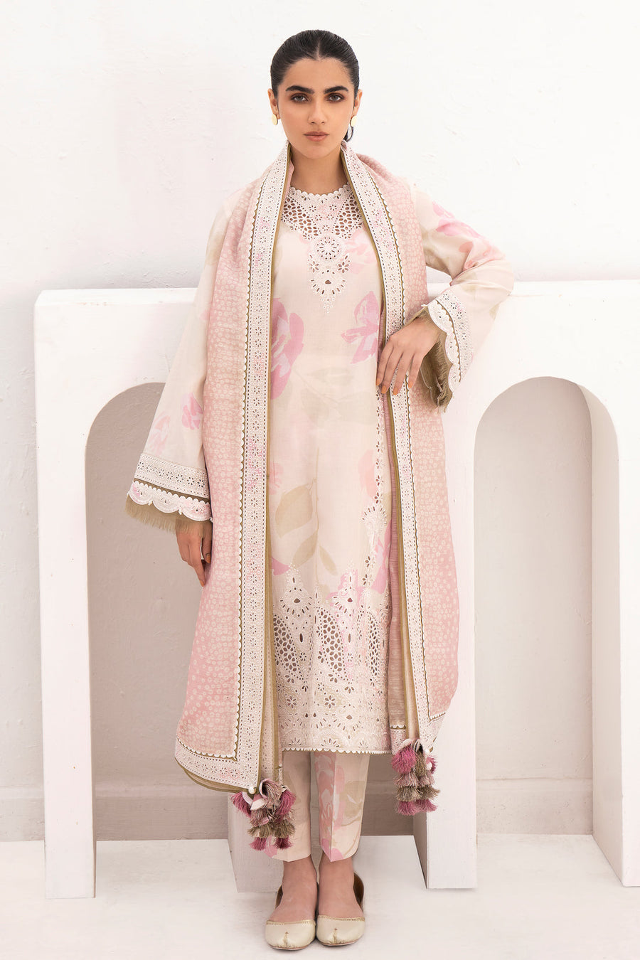 Delia by Jazmin Summer Embroidered Lawn Unstitched 3Pc Suit D-06