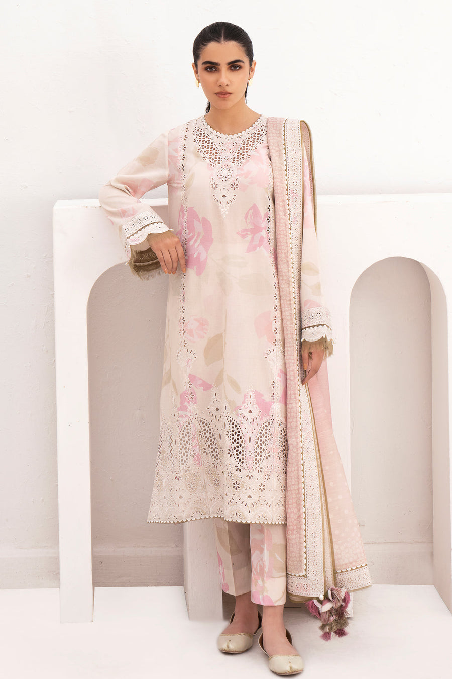 Delia by Jazmin Summer Embroidered Lawn Unstitched 3Pc Suit D-06