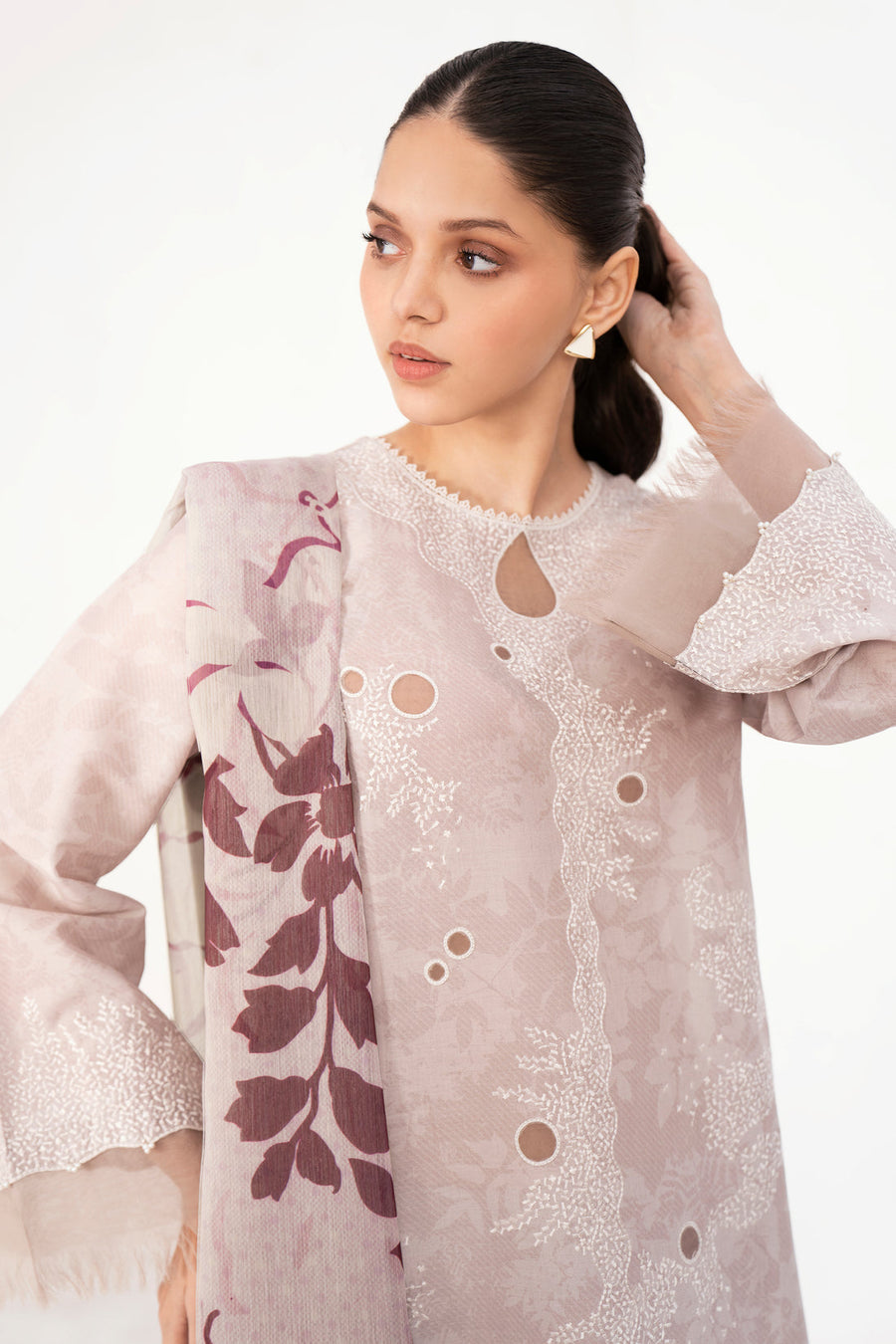 Delia by Jazmin Summer Embroidered Lawn Unstitched 3Pc Suit D-09