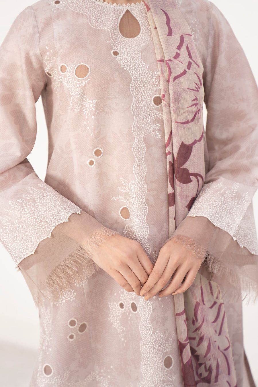 Delia by Jazmin Summer Embroidered Lawn Unstitched 3Pc Suit D-09