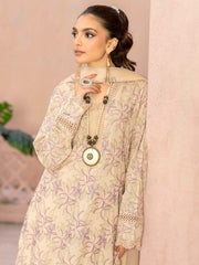 Manizay Mehrma Premium Embroidered Swiss Voil Unstitched 3Pc Suit D-08