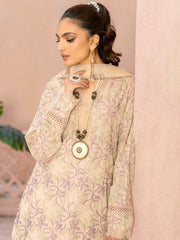 Manizay Mehrma Premium Embroidered Swiss Voil Unstitched 3Pc Suit D-08