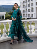 Zainab Chottani Embroidered Organza Unstitched 3Pc Suit D-01 Zeina