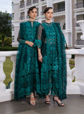 Zainab Chottani Embroidered Organza Unstitched 3Pc Suit D-01 Zeina