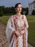 Zainab Chottani Embroidered Organza Unstitched 3Pc Suit D-10 Trésor