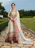 Zainab Chottani Embroidered Organza Unstitched 3Pc Suit D-10 Trésor