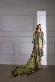 Sobia Nazir Embroidered Silk Unstitched 3 Piece Suit S23V2-04