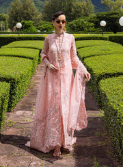 Zainab Chottani Embroidered Organza Unstitched 3Pc Suit D-03 Roséa