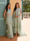 Zainab Chottani Embroidered Organza Unstitched 3Pc Suit D-05 Sherine