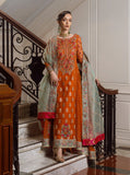 Zainab Chottani Embroidered Organza Unstitched 3Pc Suit D-07 Ombre