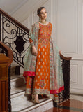 Zainab Chottani Embroidered Organza Unstitched 3Pc Suit D-07 Ombre