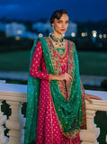 Zainab Chottani Embroidered Organza Unstitched 3Pc Suit D-08 Jardin