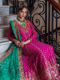 Zainab Chottani Embroidered Organza Unstitched 3Pc Suit D-08 Jardin