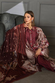 Sobia Nazir Embroidered Silk Unstitched 3 Piece Suit S23V2-05