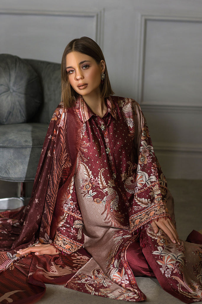 Sobia Nazir Embroidered Silk Unstitched 3 Piece Suit S23V2-05