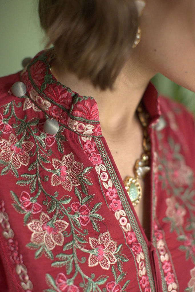 Vital by Sobia Nazir Embroidered Lawn Unstitched 3Pc Suit V-10B