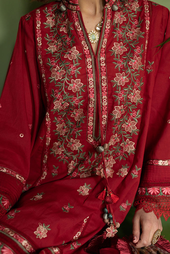 Vital by Sobia Nazir Embroidered Lawn Unstitched 3Pc Suit V-10B