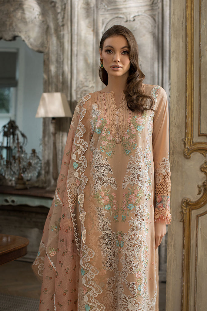 Sobia Nazir Embroidered Luxury Lawn Unstitched 3Pc Suit D-04B
