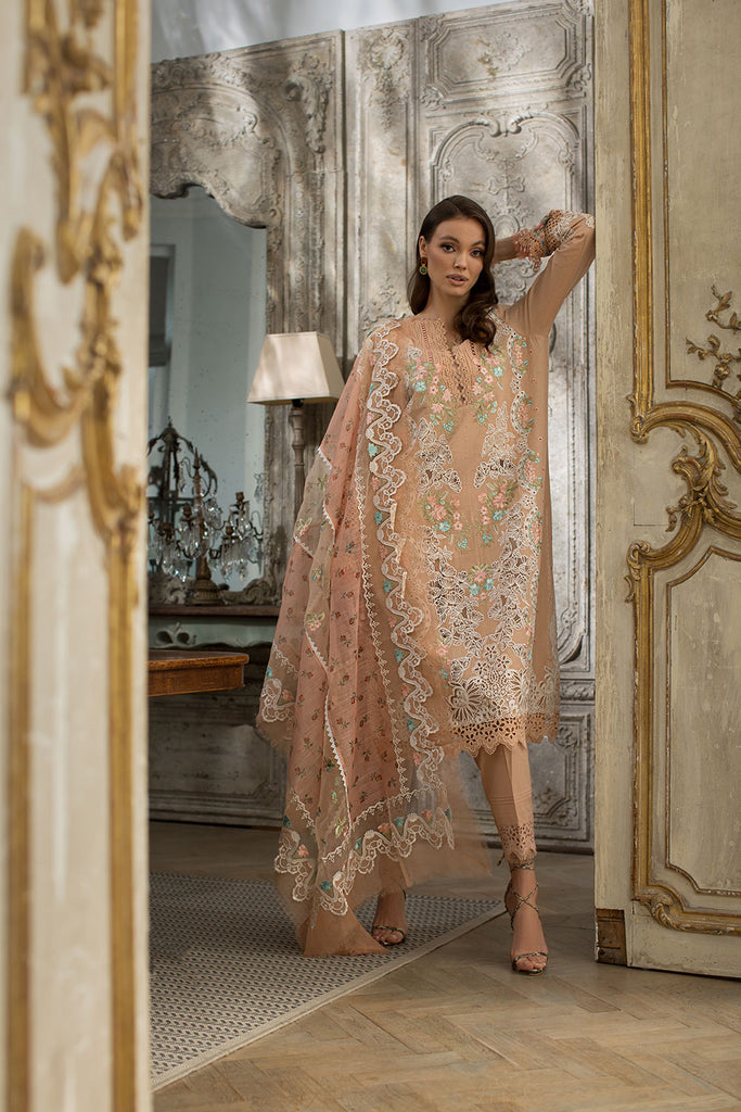 Sobia Nazir Embroidered Luxury Lawn Unstitched 3Pc Suit D-04B