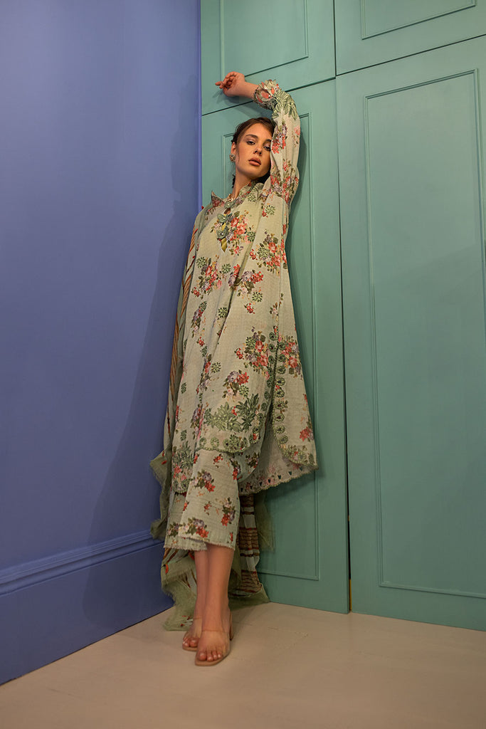Vital by Sobia Nazir Embroidered Lawn Unstitched 3Pc Suit V-5A