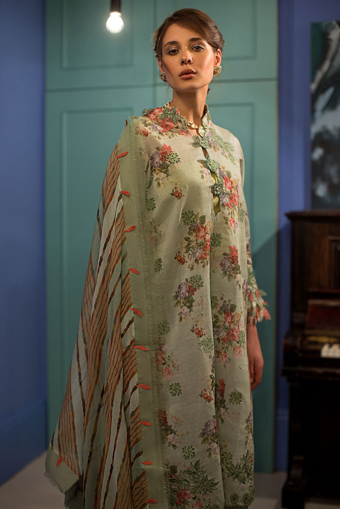 Vital by Sobia Nazir Embroidered Lawn Unstitched 3Pc Suit V-5A